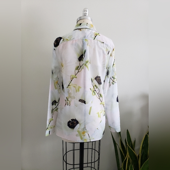TED BAKER NWOT floral button down shirt - Picture 4 of 10
